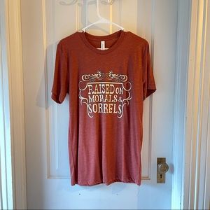 Morals and sorrels tee shirt